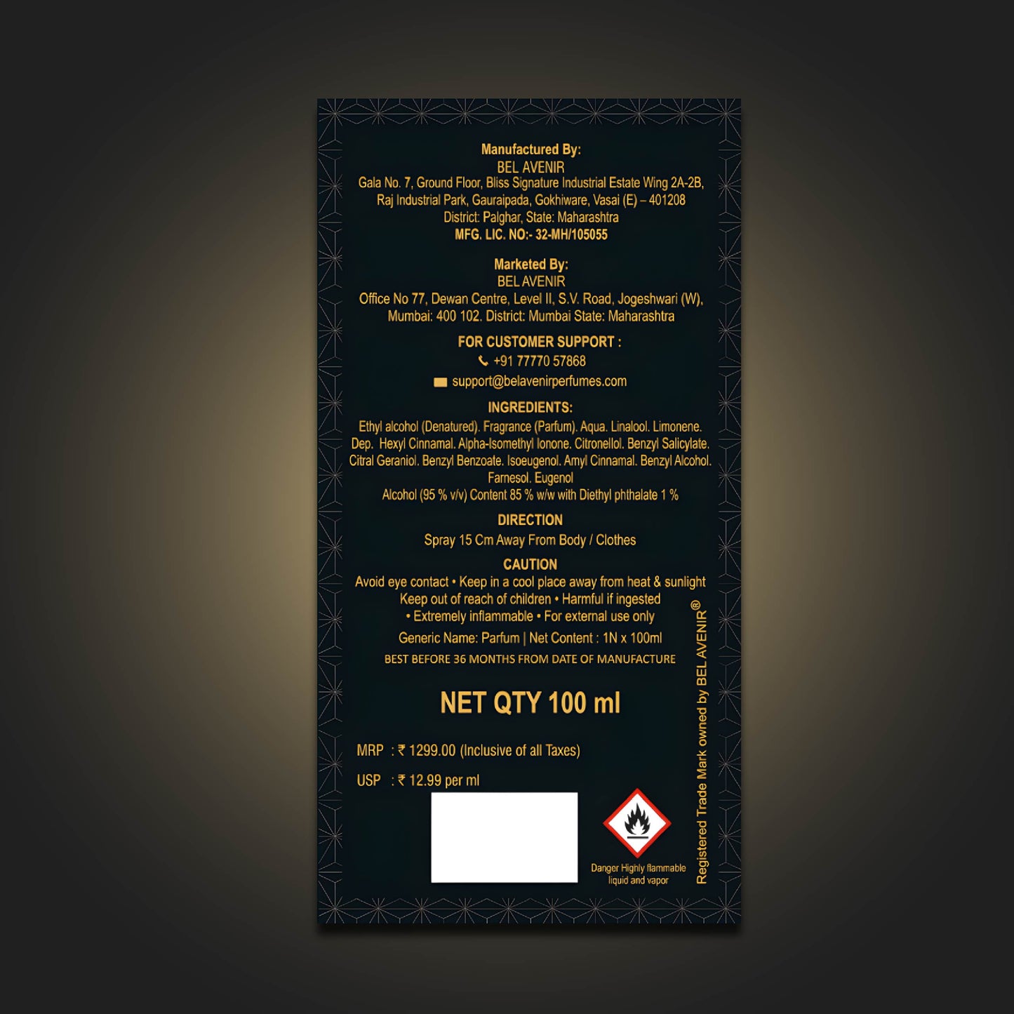 CUIR TOSCAN Men - (100ml)