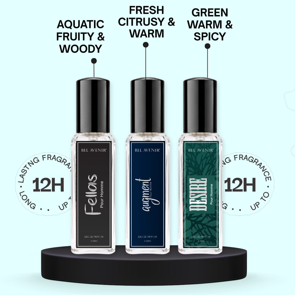 Bel Avenir Ultimate Men's Trio | Augment, Fellas & Desire - 20ml