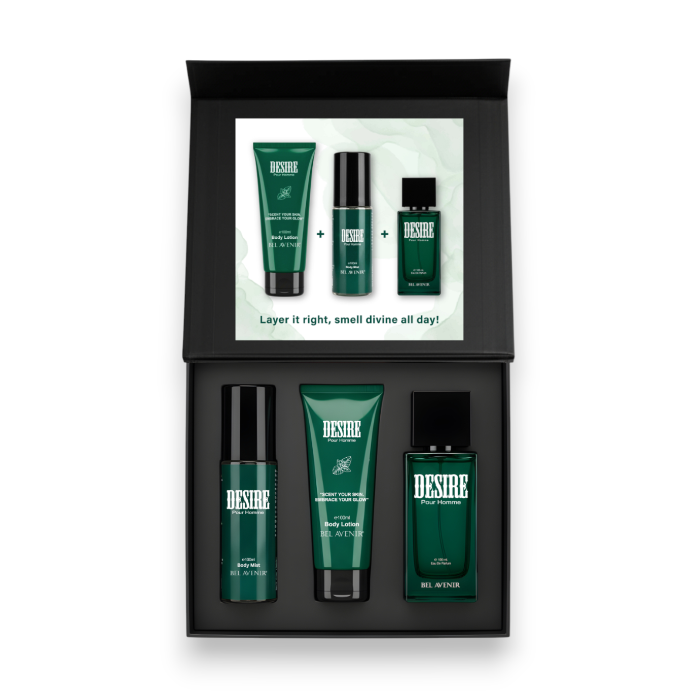 Desire - His Luxe Layering Gift Set by Bel Avenir Perfumes