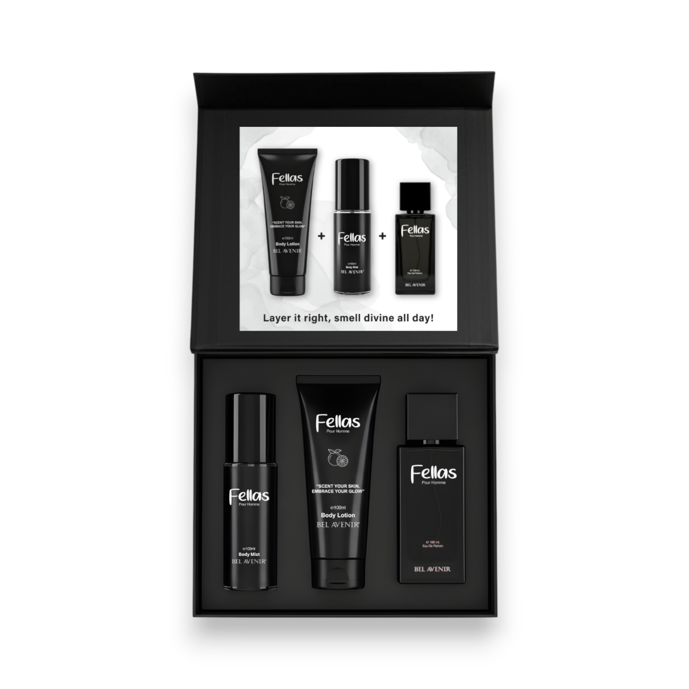 Fellas - His Luxe Layering Gift Set by Bel Avenir Perfumes