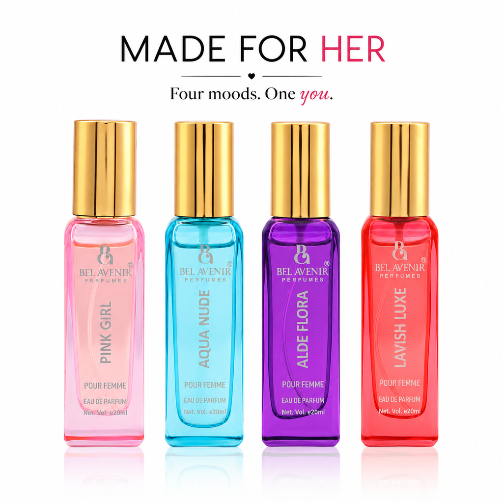 Bel Avenir's luxury long lasting gift set for Her - 20ml each