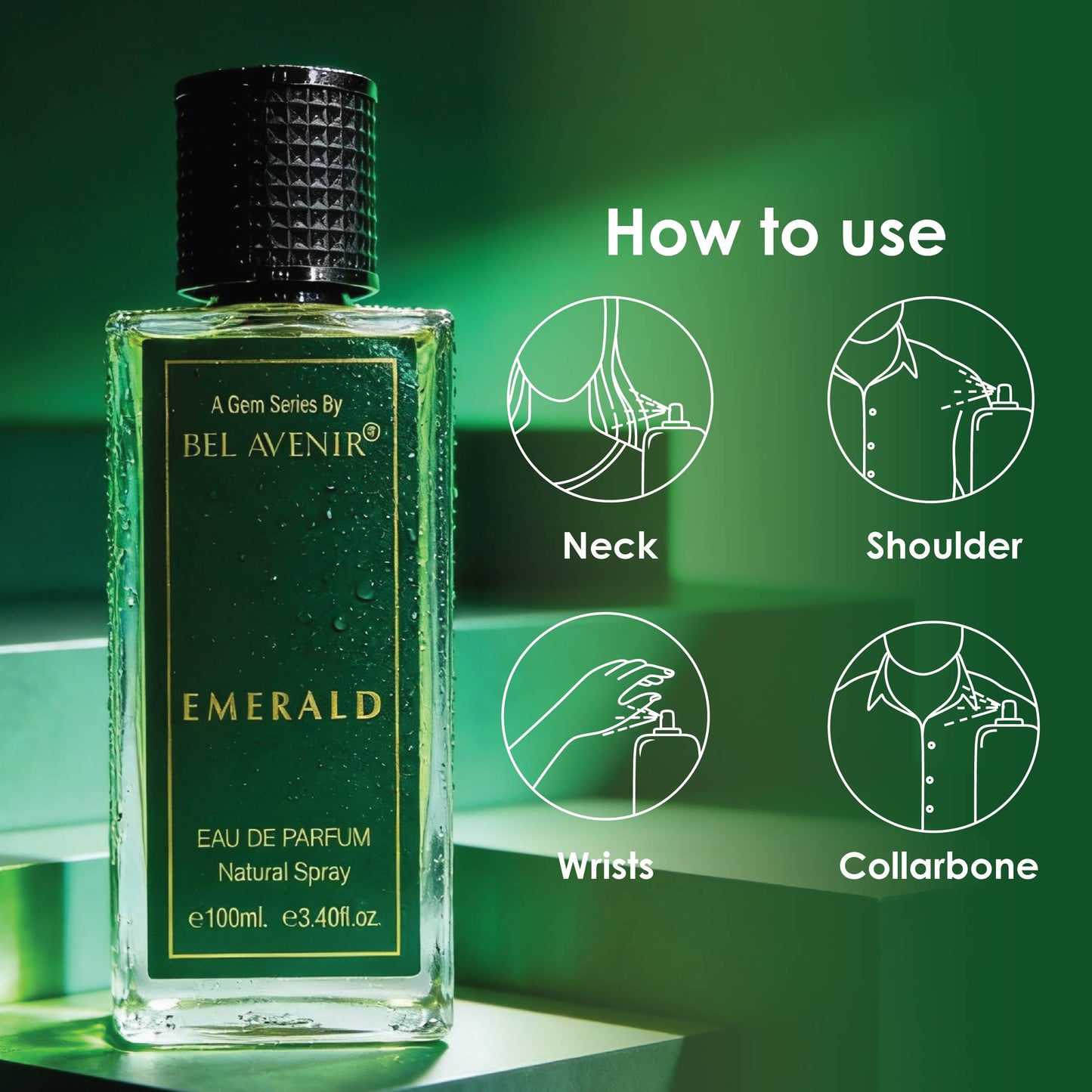 EMERALD - A gem series by Bel Avenir (100ml)