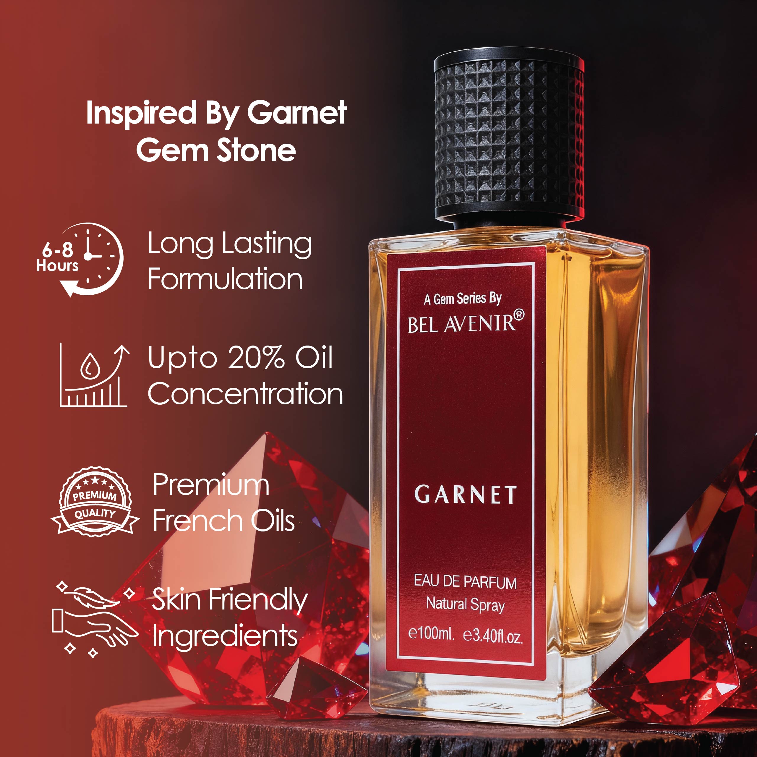 GARNET - A gem series by Bel Avenir (100ml)