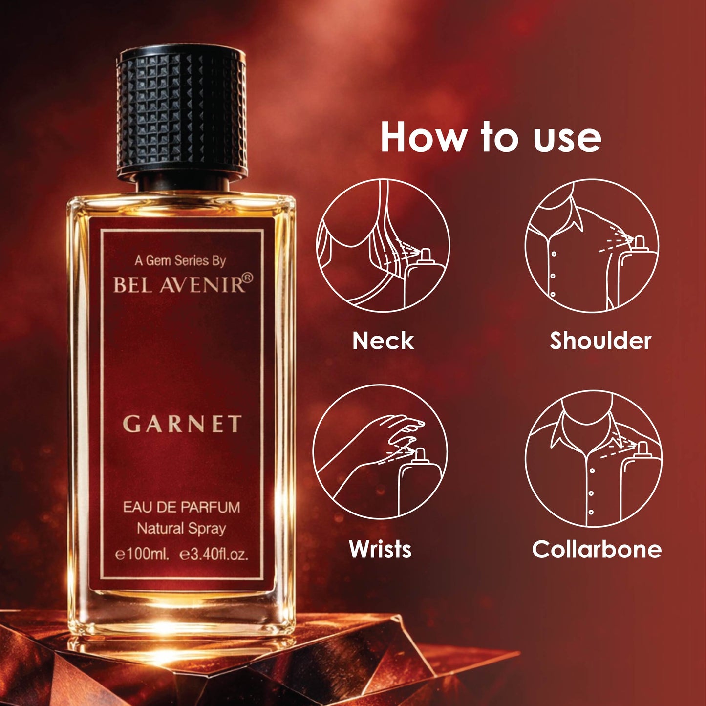 GARNET - A gem series by Bel Avenir (100ml)