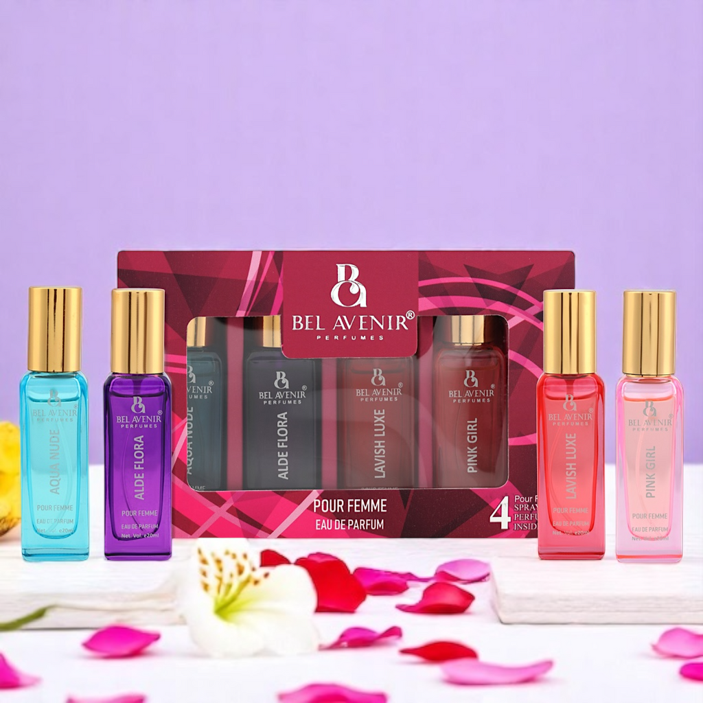 Bel Avenir's luxury long lasting gift set for Her - 20ml each