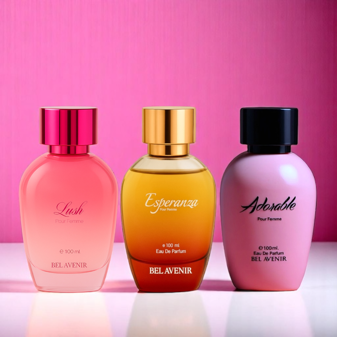Everyday women perfume combo of 3 (Adorable, Lush, Esperanza)- 3 x 100ml