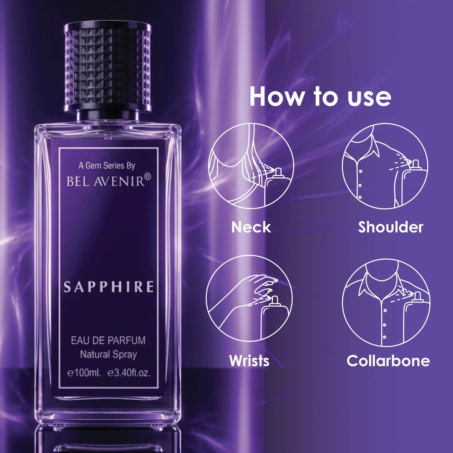 SAPPHIRE - A gem series by Bel Avenir (100 ml)