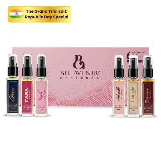 Bel Avenir's luxury long lasting pocket gift set for Women - 8ml each
