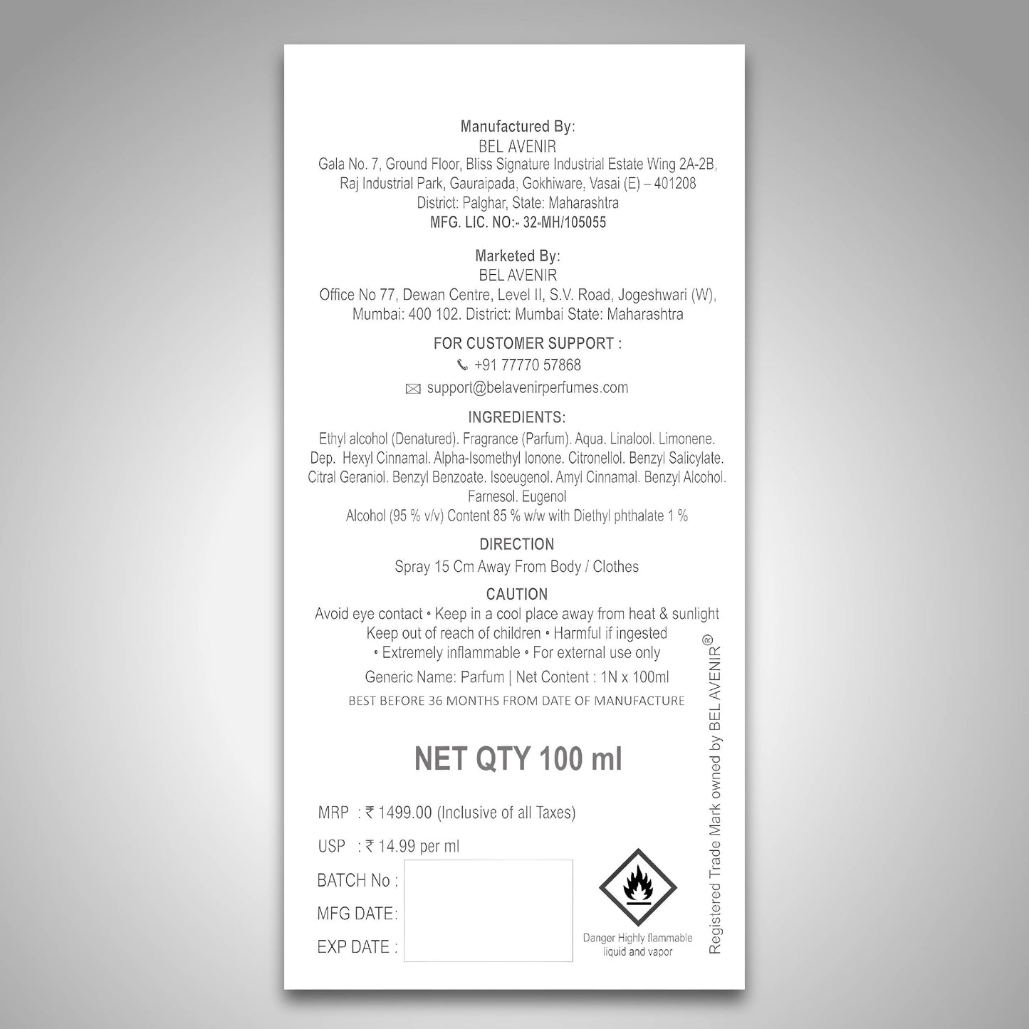 INTIMATE Men - 100ml