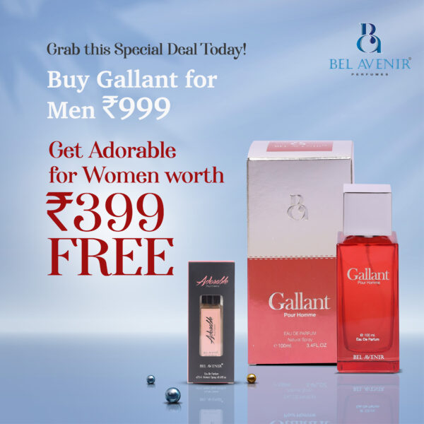 Luxury Perfume for Men - Gallant - Buy 1 and get 1 perfume free worth 399. Limited time offer.
